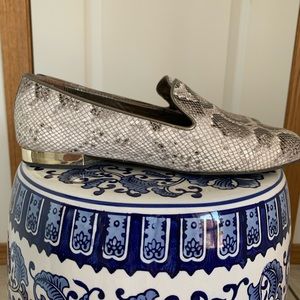 Donald J Pliner Hazel python loafers for fall